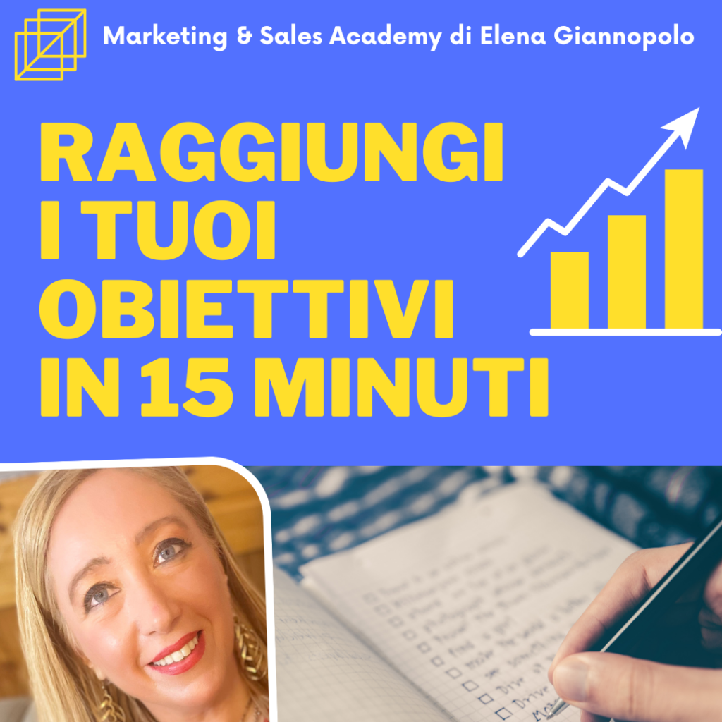 Corso gratuito Raggiungi i Tuoi Obiettivi di Elena Giannopolo